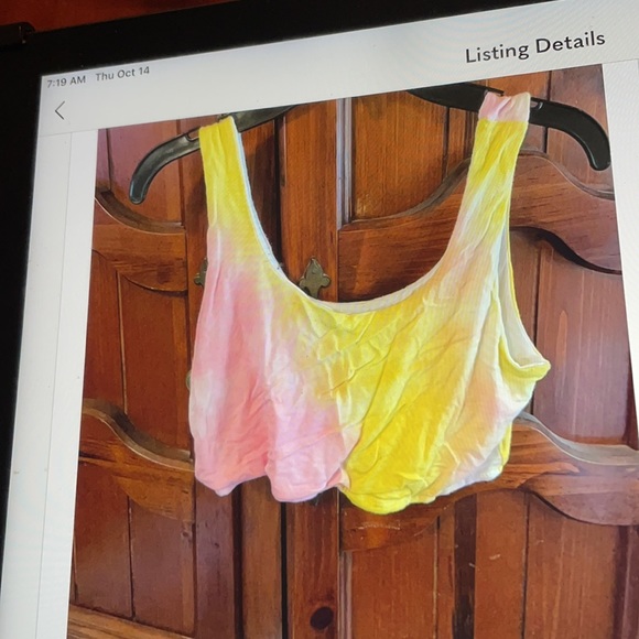 Tie Dye Skirt matching crop top - Picture 8 of 9